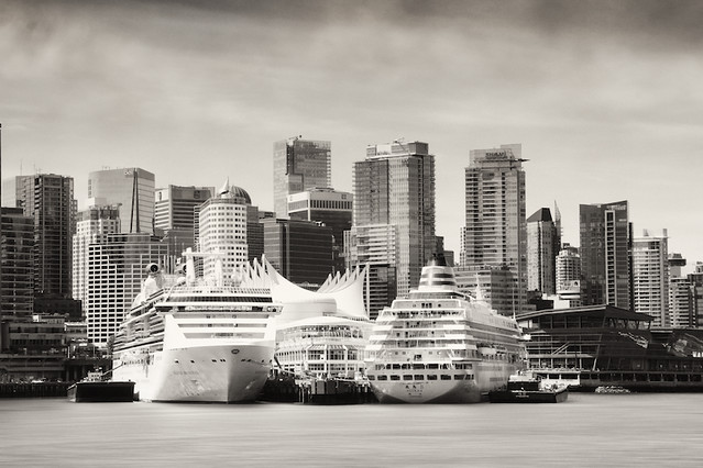 Today in Vancouver: Ship to ship, sail to sail | Cruise Ships at Canada Place
