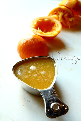 Orange Juice for Orange Caramel