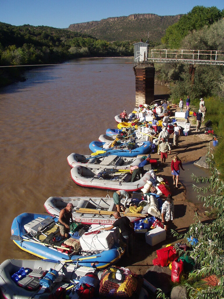 Raft Trip: rafts on the Rio Grande