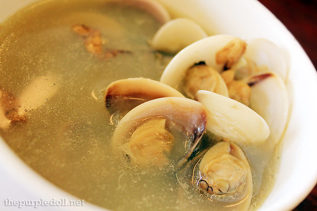 Bowl of Ginger and Clam Soup