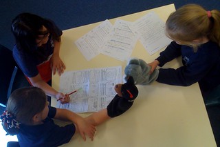 Storyboarding in the library, 2011