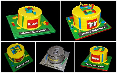 birthday cakes for lego themed celebrations