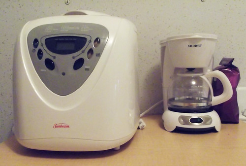Breadmaker and Coffee Pot