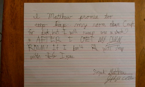 Matthew's contract by jbellis