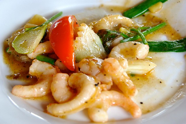 Vegetarian Squid in Halong Bay