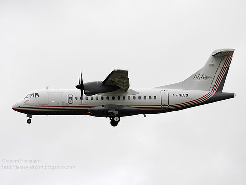 F-HBSO ATR-42-312 by Jersey Airport Photography