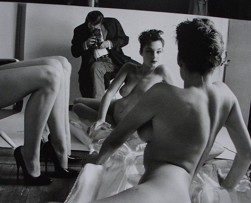 Self-portrait with models, Vogue Homme, Paris 1981 (519b) $100