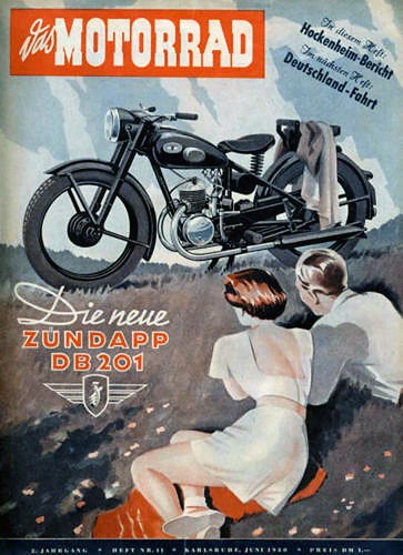 1950 Zundapp Magazine Cover by bullittmcqueen