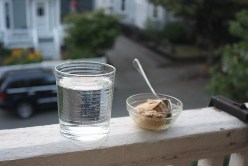 Ice Cream and Water