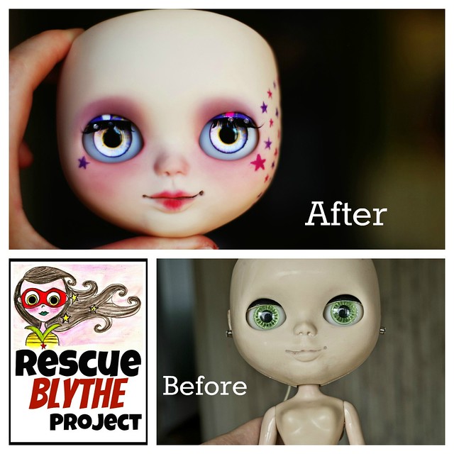 Before/ After Rescue Blythe Project
