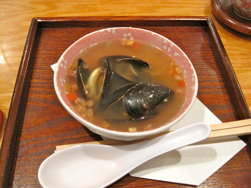 Mussel soup
