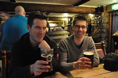 The boys in the Cottage Loaf pub