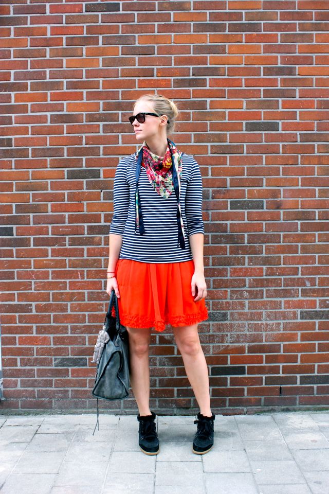 Stripes + red