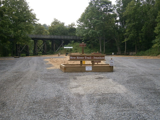 New Equestrian Parking Lot at New River Trail's Ivanhoe Access Opened Last Year