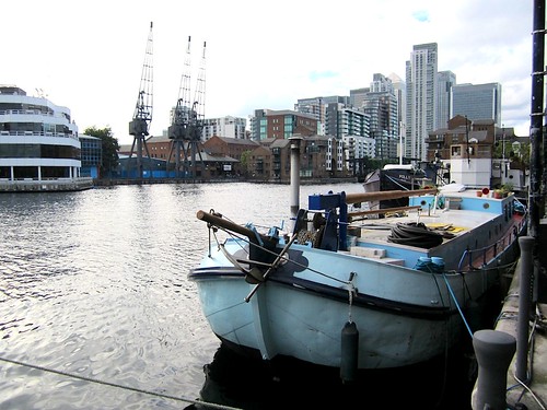 Boats in Millwall Dock