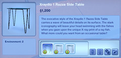 Xraydio 1 Razza Side Table