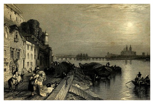 008- Otra vista de Tours-Wanderings by the Loire- 1833- J. M. W. Turner