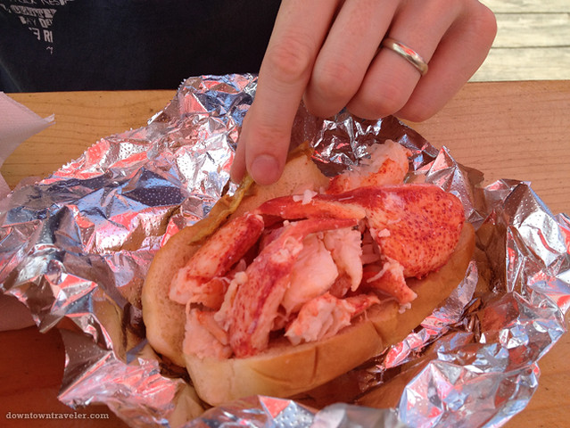Spragues Lobster Roll in Maine