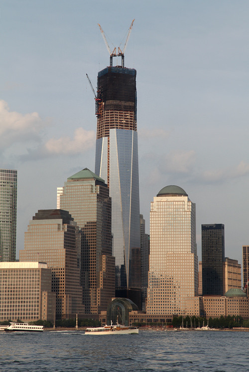 One World Trade Center, in progress, NYC, NY