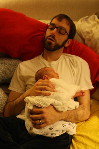 Nate Asleep with Martin (At Least Someone is Sleeping)
