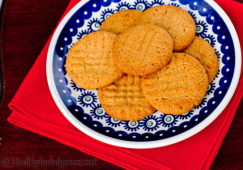 Healthier Peanut Butter Cookies