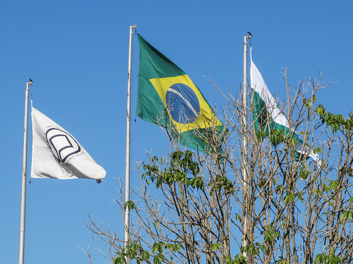 Foz do Iguaçu: qui ne connait pas le drapeau brésilien ? ;)