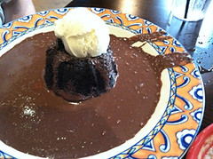 Chocolate Volcano, Don Pablo's, Sarasota, FL, Restaurant Review