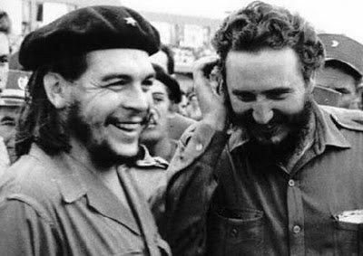Che Guevara and Fidel Castro.