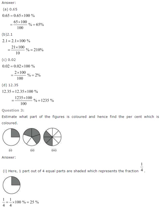 NCERT Solutions for Class 7 Maths Chapter 8 Comparing Quantities Exercise 8.2