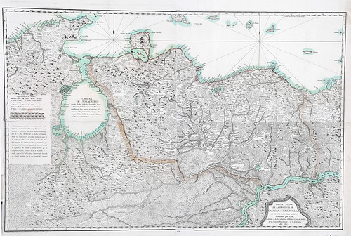 006-Carta plana de la Provincia de Caracas o Venezuela (año 1787)