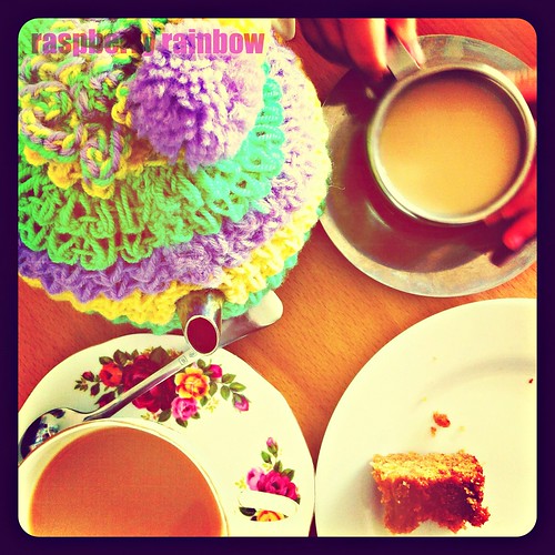 Tea and cake.