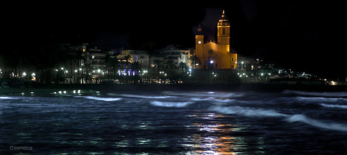 Sitges night by cosmona