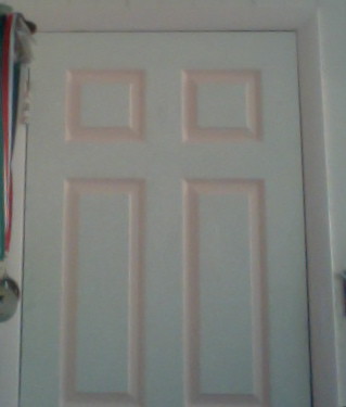 The hidden letters inside the door