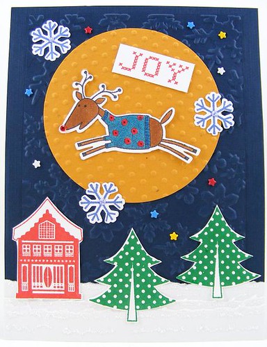 Joy Reindeer Card