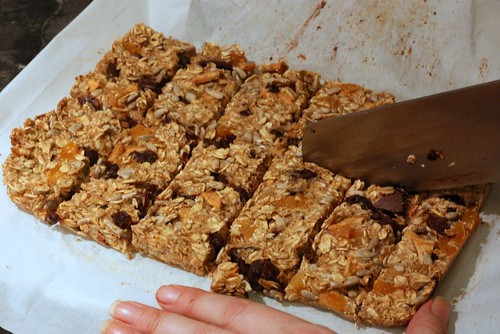 Homemade granola bars