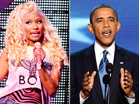 Obama and Minaj