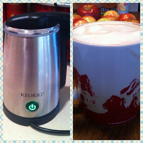 I love my #keurig milk frother!  #coffee