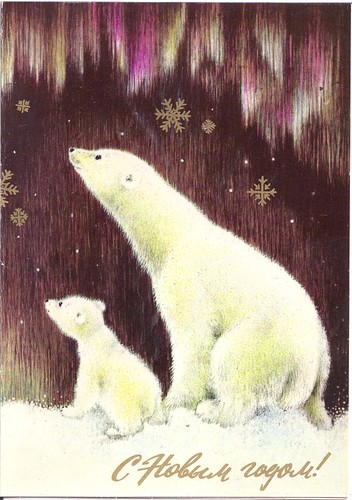Polar Bears Christmas Card
