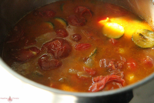 Tomato Zucchini Soup