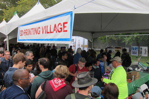 World Maker Faire NYC 2012 - 3D Printer Village