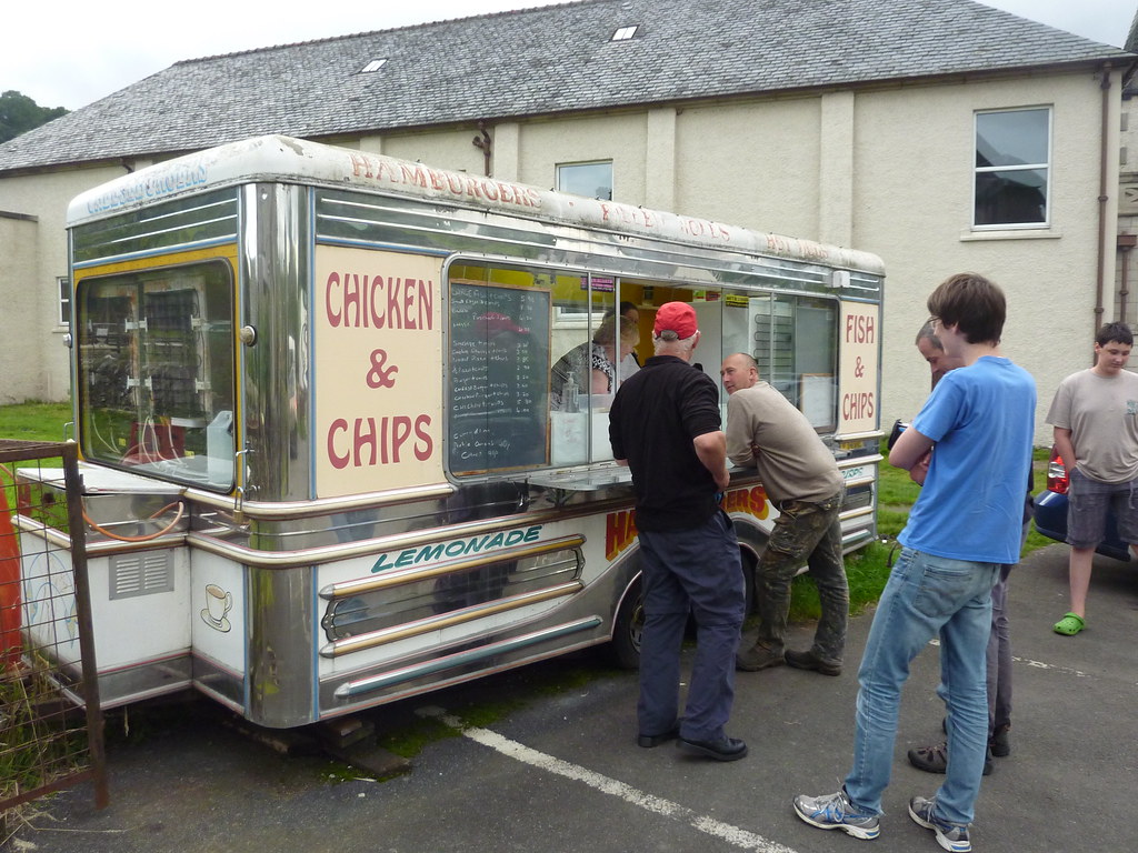 Fish and Chip van at Killin