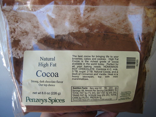 Penzey's Natural High Fat Cocoa