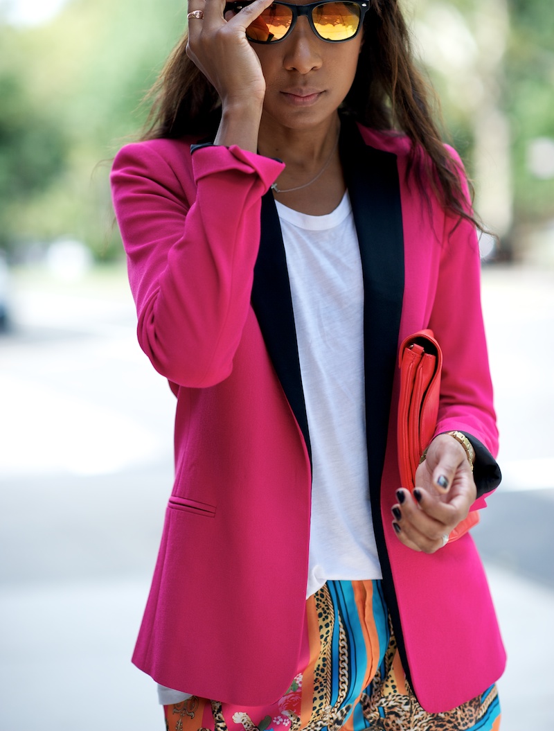 Zara pink blazer