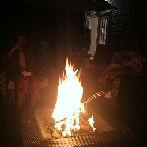 Chillin by the fire!