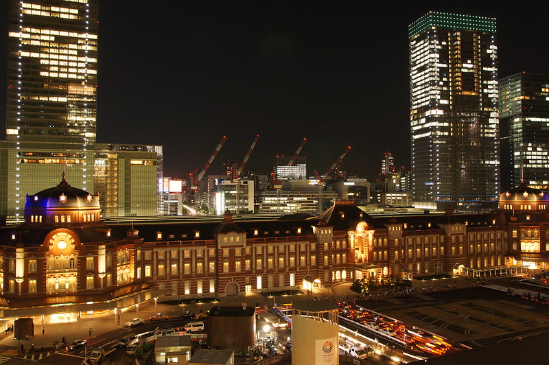 東京駅丸の内駅舎ライトアップ