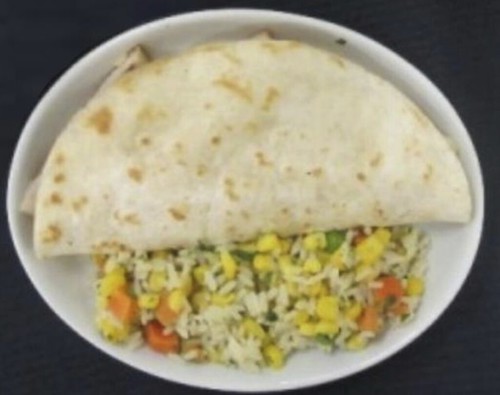 Tilapia Tocaos with Vegetable Rice