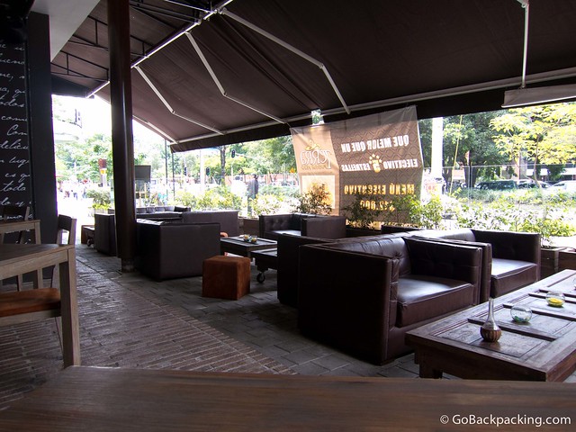 Sidewalk lounge 