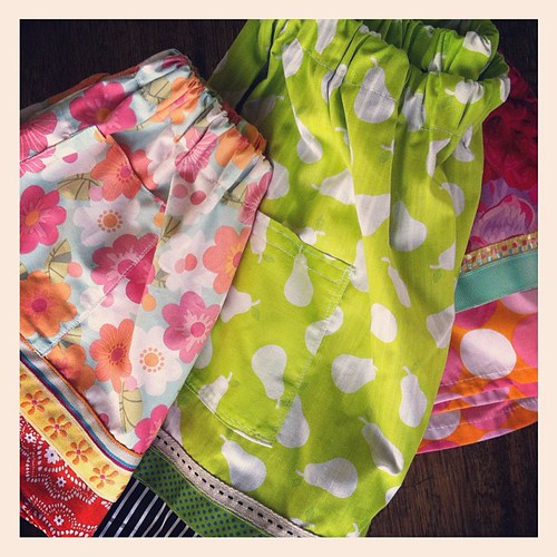 Skirts made and available @spiralgarden now #mycreativespace #sewing #owlet #spiralgarden