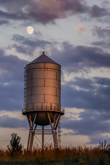 Water Tower and Moon_1913_.jpg by Mully410 * Images