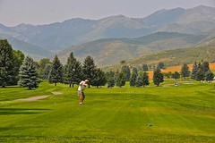 Golfing Wasatch National Golf Course, Utah